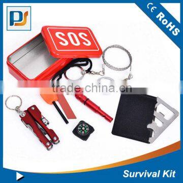 Outdoor Camping Hiking Self Help Survival Emergency Multifunction Kits SOS Box photo-3