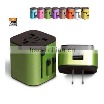 Wontravel Universal adapter socket converter portable travel adapter US UK AU EU plug