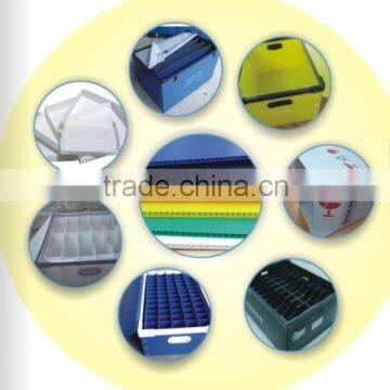 plastic PP Sheet for floor protection,bule color corrugated sheet