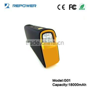 Repower OEM Car Battery E-power Jump Starter Booster 18000MAH