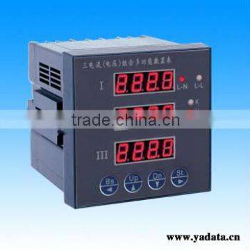 3-Phase AC Voltage/Current Combined Panel Meter