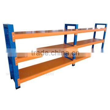 Heavy duty metal shelving