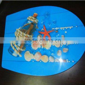 Custom Deisgn Decorative wc Seats Soft Close Toilet Seat photo-3