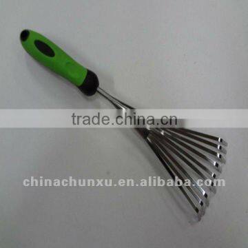 Nine tooth garden rake