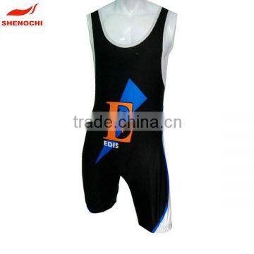 Printed Lycra Unisex Wholesale Wrestling Sports Singlet