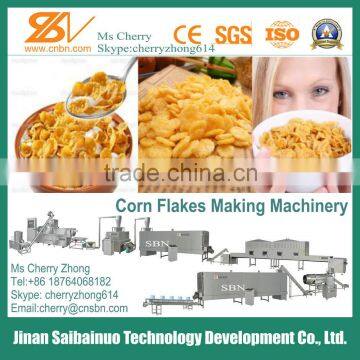 corn flakes breakfast cereals extruder machine