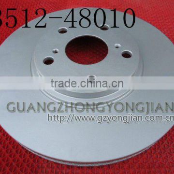 Car body parts OE NO.43512-48010 Brake Disc / Disc brake pad/Brake Rotor