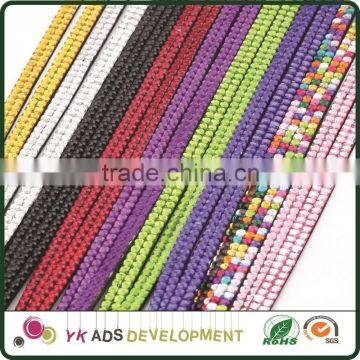 Safety Bucklerope rhinestone lanyard Heat Transfer Printing Washable