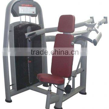seated shoulder press fitness equipment