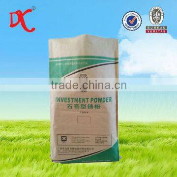 25kg Brown Investment Powder Paper Bag with Plastic Liner