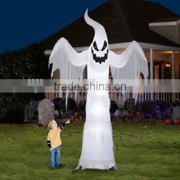 12' Tall Ghost Halloween Airblown Inflatable