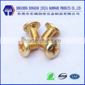 WPM shoulder head screw brass copper decorative screw m4*6