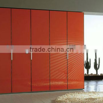 Lacquered glass wardrobe door with AS/NZS 2208:1996 and EN12150 certificate