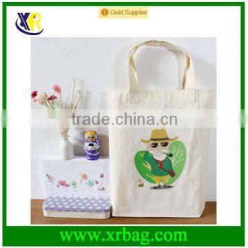 Custom Cheap White Cotton Tote Bag photo-2