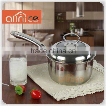 Modern kitchen high Quality Allnice calsulated bottom stainless steel cooker pot