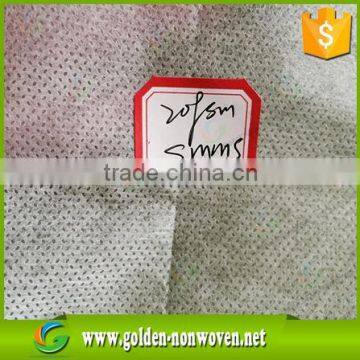Hydrophobic Nonwoven Fabric Sms 35gr for Making Disposable Bed Sheets /hospital Shoe Cover photo-2