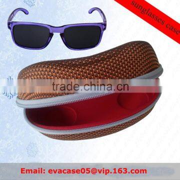 2015 New design manufacture custom eyeglass case double glasses case