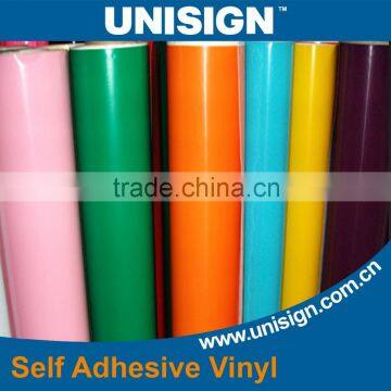 Unisign Water proof construction Self Adhesive Color Cutting Self Adhesive Vinyl Roll