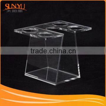 Manufacture Supply Clear Acrylic Desktop Wine Bottle Stopper Display Stand