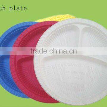 100% Biodegradable Disposable Plastic Dinner Plate:XYFD-0903