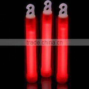 Hot selling creative party supplies 6 inch red glow sticks