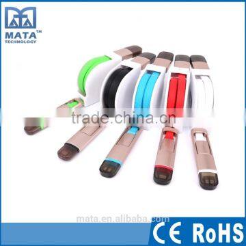 Multicolor 2 in 1 usb data Cable / usb data cable for iphone