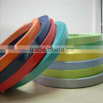 flat surface PVC edge banding,PVC edging strip