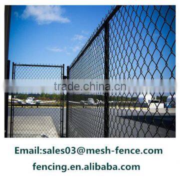 Xinlong supply 50*50mm/60*60mm Standard PVC Coated Chain Link Fence with Low Price