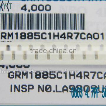 Capacitors GRM1885C1H4R7CA01D 0603 50V 4.7PF NEW