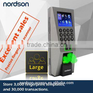 Easy to Use Metal Time Attendance Touch Screen for Biometric Fingerprint Access Control System