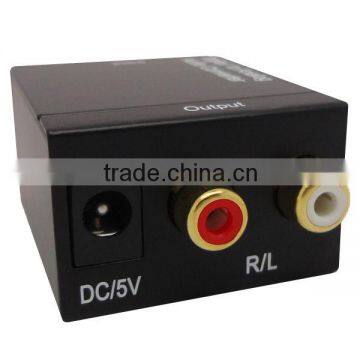 analog to digital audio converter for hdtv, headphone, R/L speaker,amplifier