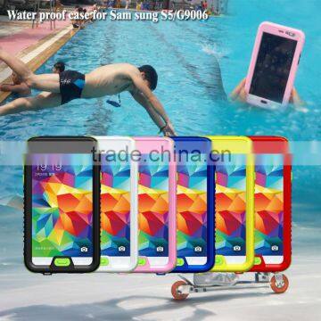 For Samsung Compatible Brand and PC + Silicone Material universal waterproof case for Samsung galaxy s5