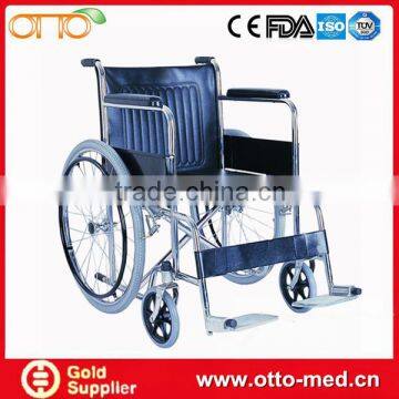 Steel outdoor manual wheelchairs