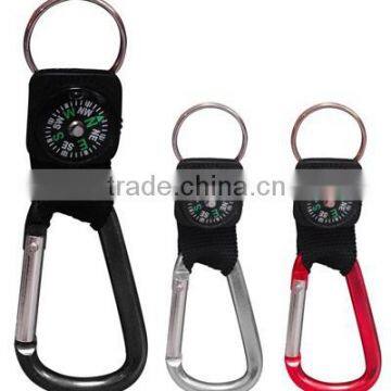 Alumnium carabiner and bottle opener