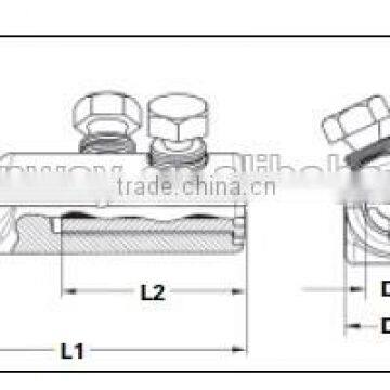 Mechanical Lug(2 BOLTS Type)Aluminium With Tinned,aluminum Extrude Type photo-2