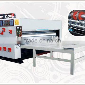 [RD-SB1500-3000-3] Semi-automatic chain feeding cardboard flexo ink printer slotter machine with 3 color