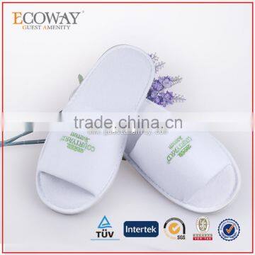 disposable open toe slipper for men custom indoor slippers with logo