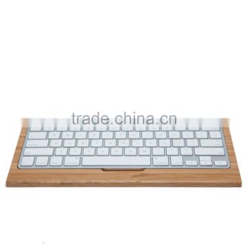 new design Bamboo Stand Dock for Imac Wireless Keyboard holder Desk Collection storage                        
                                                Quality Choice