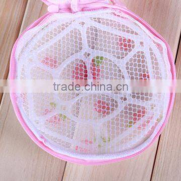 YIWU RODA 100% Polyester Mesh Printed Folding Cylindrical Laundry Bag photo-4