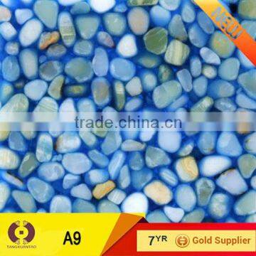 Natural color river stone tile (A9)