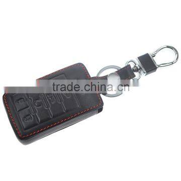 Car Leather Remote Key Cover Case Bag Holder 5 Button Protector Accessories For Cadillac XTS ATSL SLS CTS XTS SRX photo-2
