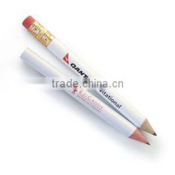 Promotional Printed Golf Pencil with eraser