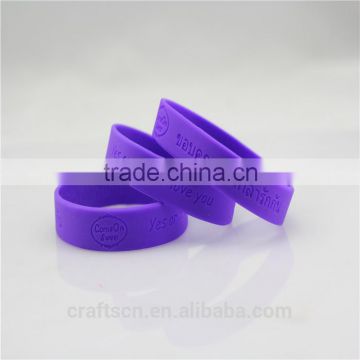 export rainbow silicone wristband