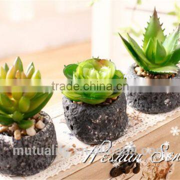 Wholesale top grade Succulent Artificial Small Potted Plant