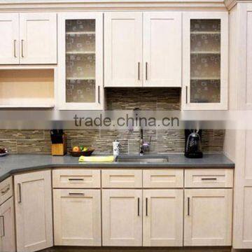 LB-JH1021 white color kitchen cabinet of commercial movable kitchen cabinets