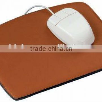 2016 hot game custom pu leather mouse pad