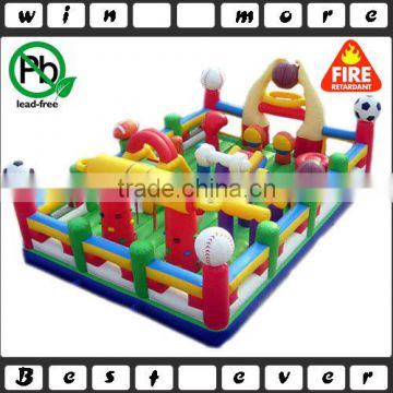 children inflatable playground sports outdoor play equipment for kid