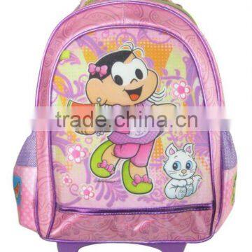 2015 Pretty girls school trolley bags