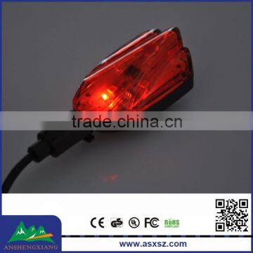 New Style High Quality 4 LED Red Light Rechargeable Safety USB Bicycle Rear Light