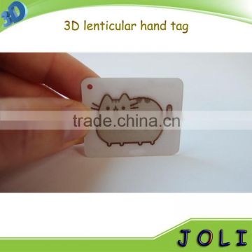 3D PP material garment hang tag printing